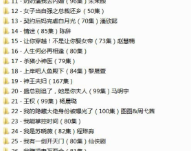 7月20日 付费+精选短剧 36部[免费在线观看][免费下载][网盘资源][短剧分享]