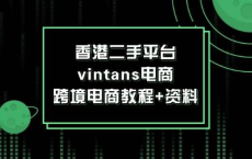 香港二手平台vintans电商，跨境电商教程+资料[免费在线观看][免费下载][网盘资源][知识教程]